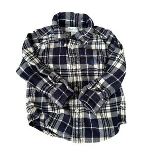Boys 12M Ralph Lauren Flannel Long Sleeve Top